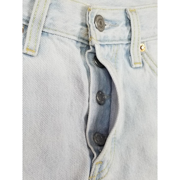 LEVI'S 501 Grunge Wash Button-Fly Cut Off Denim Shorts - Picture 4 of 10